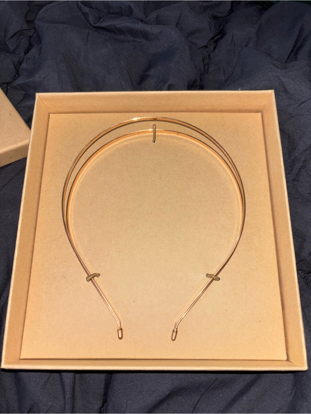 Jen Atkin x Chloe + Isabel Polished Gold Double-Band Headband